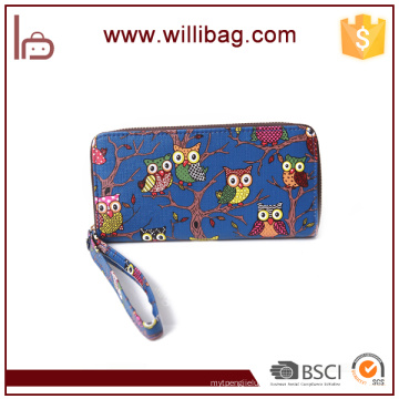 Bunte Fancy Cute Owl Brieftasche Mode Günstige Frauen Geldbörse